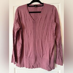 Talbots Women's Sweater in Soft Mauve